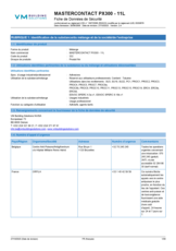 Mastercontact PX300 11L - SDS